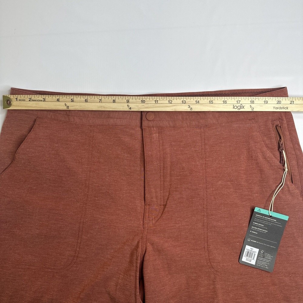 NWT Alpine Design Men's Size 42 Hybrid Hiking Swim Shorts 8” Inseam Zip Pocket - Picture 7 of 11